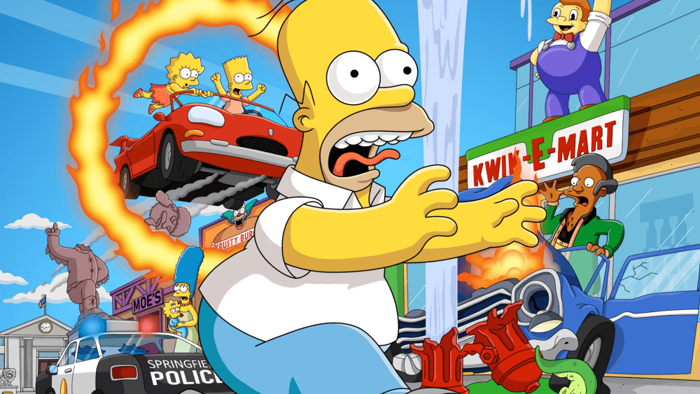 Simpsons Hit and Run cover art