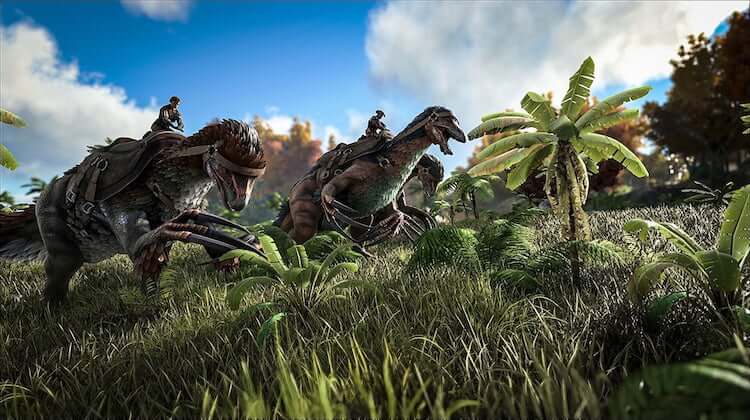 ark survival evolved riding dinosaurs