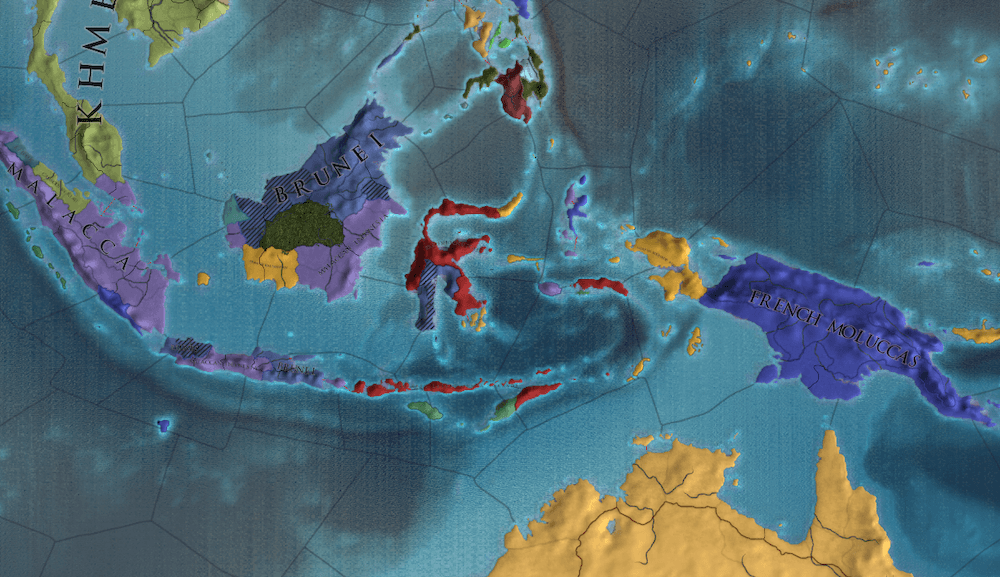 Battle for the East Indies as Great Britain in Europa Universalis 4