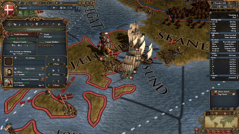 A strong army in Europa Universalis 4