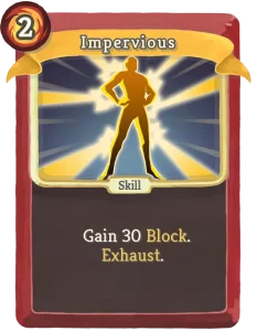 slay the spire Impervious