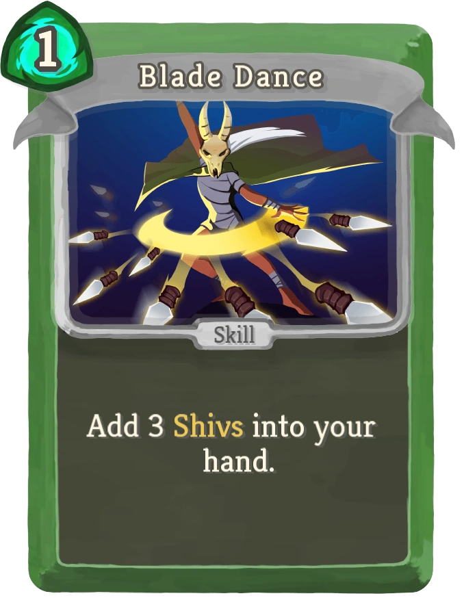 slay the spire silent guide Blade Dance