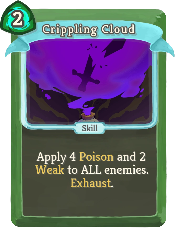 slay the spire silent guide Crippling Cloud
