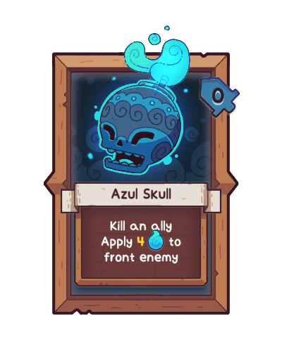 Azul Skull in Wildfrost