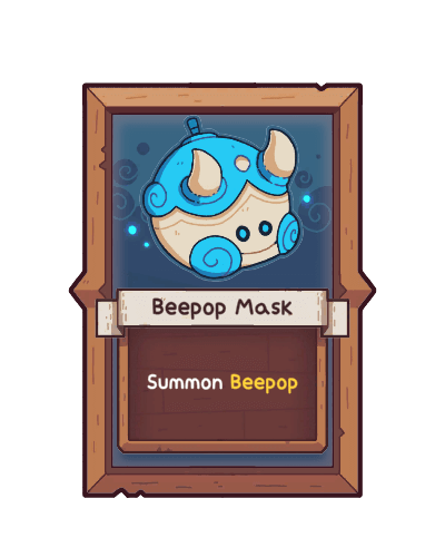 Beepop Mask in Wildfrost