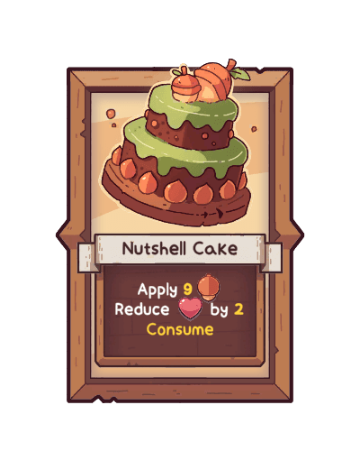 Nutshell Cake in Wildfrost