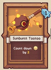 Sunburst Tootoo item in Wildfrost