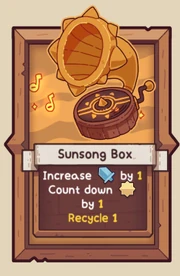 Sunsong Box item in Wildfrost