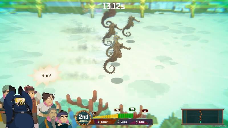Seahorse racing in Dave the Diver