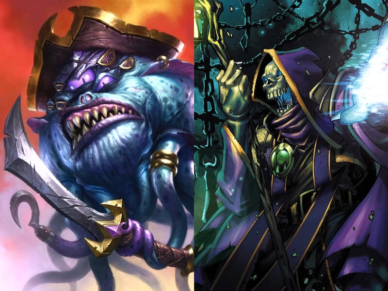 Patches the Pirate and Undertaker in the list of the best hearthstone cards of all time