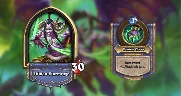 The Demon Hunter class and hero power in Hearthstone